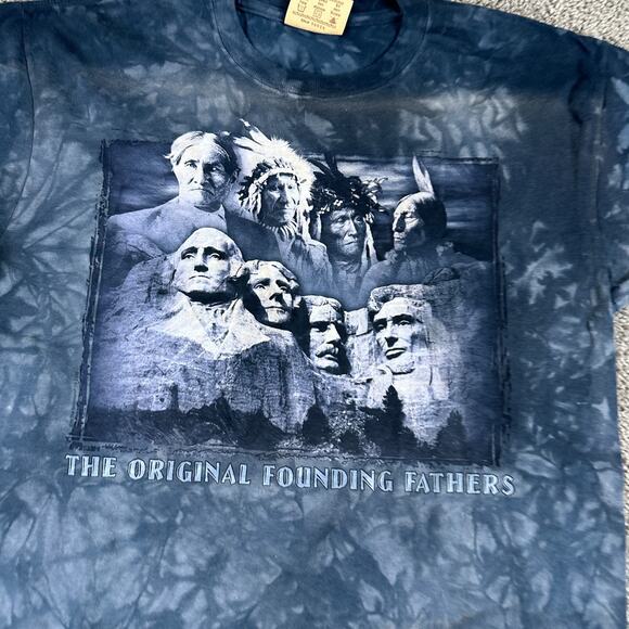 The Mountain Shirt Mens Medium Blue The Original Founding Fathers Short Sleeve - Picture 3 of 10